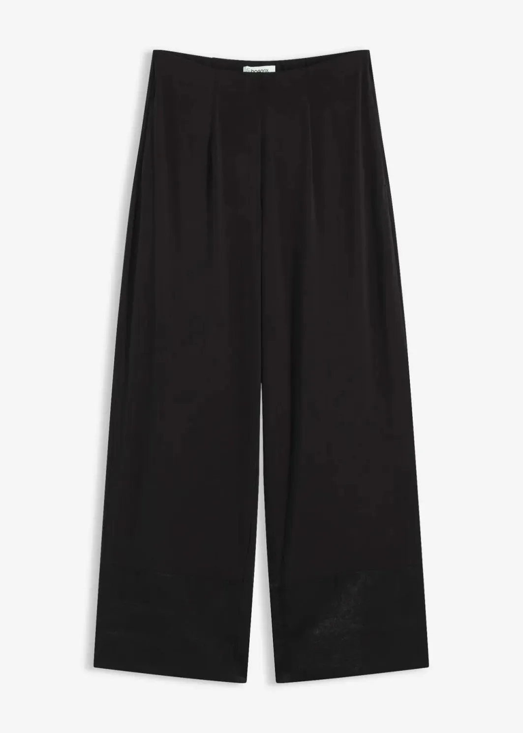 Damen bonprix Bekleidung·Kleider|Hosen|Jersey-Hose mit Satinbesätzen