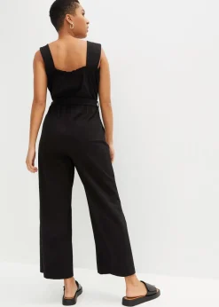Damen bonprix Bekleidung·Homewear|Jumpsuits|Jersey-Jumpsuit aus Baumwoll-Mix