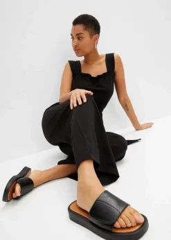 Damen bonprix Bekleidung·Homewear|Jumpsuits|Jersey-Jumpsuit aus Baumwoll-Mix