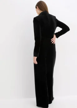 Damen bonprix Bekleidung·Homewear|Jumpsuits|Jersey-Jumpsuit aus fließendem Samt