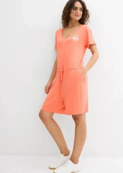 Hot Jersey-Jumpsuit aus fließendem Viskose-Mix Damen Bekleidung·Homewear|Jumpsuits