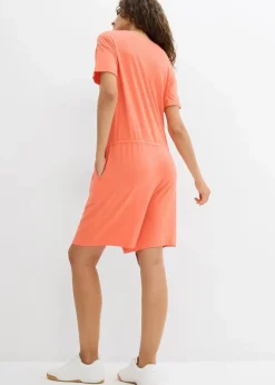 Hot Jersey-Jumpsuit aus fließendem Viskose-Mix Damen Bekleidung·Homewear|Jumpsuits
