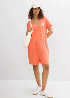 Hot Jersey-Jumpsuit aus fließendem Viskose-Mix Damen Bekleidung·Homewear|Jumpsuits