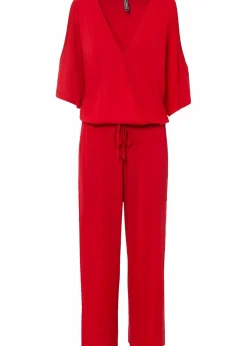 New Jersey-Jumpsuit aus fließender Viskose Damen Jumpsuits|Bekleidung·Homewear