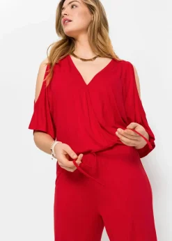 New Jersey-Jumpsuit aus fließender Viskose Damen Jumpsuits|Bekleidung·Homewear