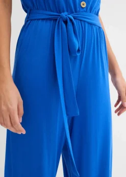 Damen bonprix Jumpsuits|Bekleidung·Homewear|Jersey-Jumpsuit aus Viskose-Mix