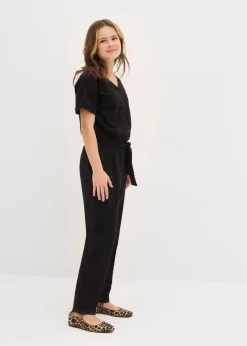 Kinder bonprix Mädchen 9-16 Jahre·Kleider & Jumpsuits|Mädchen 2-8 Jahre·Nachhaltigere Materialien|Jersey-Jumpsuit mit Bio-Baumwolle
