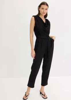 Hot Jersey-Jumpsuit mit Schulterpolster Damen Bekleidung·Homewear|Jumpsuits