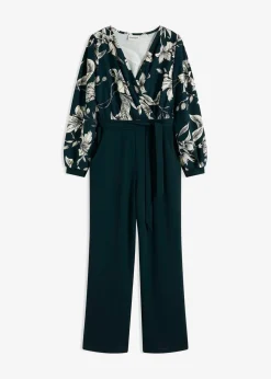 Hot Jersey-Jumpsuit mit Wickeloptik Damen Bekleidung·Homewear|Jumpsuits