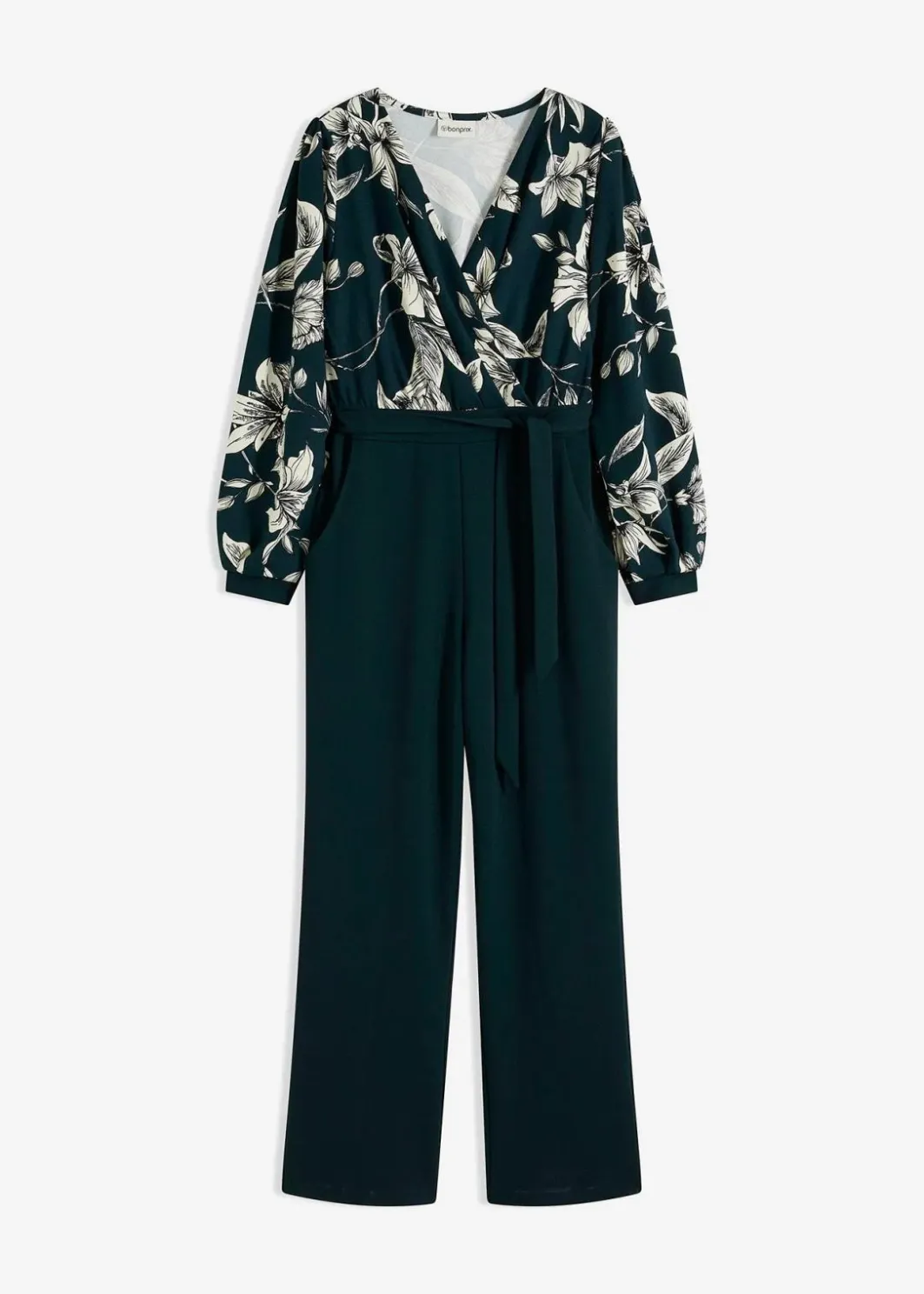 Hot Jersey-Jumpsuit mit Wickeloptik Damen Bekleidung·Homewear|Jumpsuits