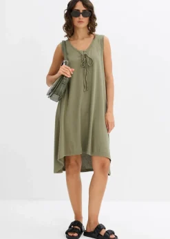 Jerseykleid mit Schnürung Damen Kleider