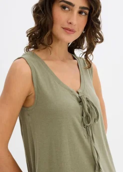 Jerseykleid mit Schnürung Damen Kleider