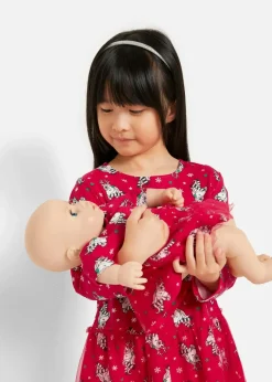 Kinder bonprix Mädchen 2-8 Jahre·Nachhaltigere Materialien|Mädchen 9-16 Jahre·Nachhaltigere Materialien|Jerseykleid + Puppenkleid