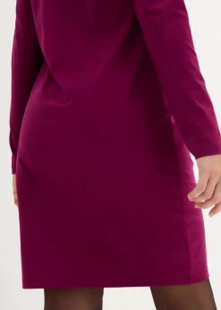 Damen bonprix Kleider|Basics|Jerseykleid aus Baumwolle mit Stretch (2er Pack)