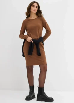 Hot Jerseykleid aus Baumwolle mit Stretch (2er Pack) Damen Kleider|Basics