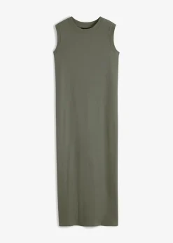 Damen bonprix Kleider|Nachhaltigere Materialien|Jersey-Kleid aus Baumwolle mit Stretch
