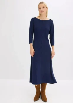 Damen bonprix Kleider|Jerseykleid aus bequemen Punto di Roma