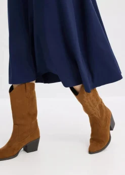 Damen bonprix Kleider|Jerseykleid aus bequemen Punto di Roma