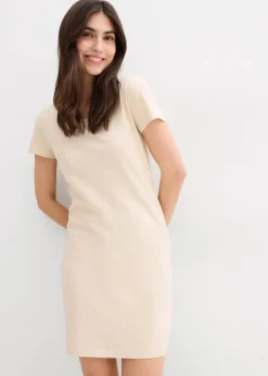 Discount Jerseykleid aus Bio-Baumwolle mit Stretch Damen Kleider|Basics
