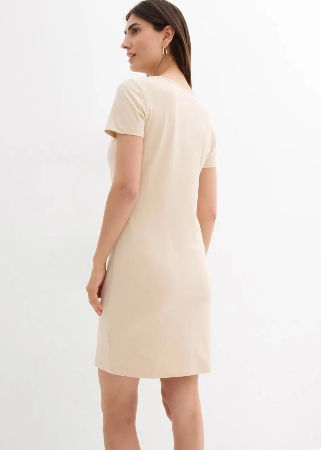 Discount Jerseykleid aus Bio-Baumwolle mit Stretch Damen Kleider|Basics