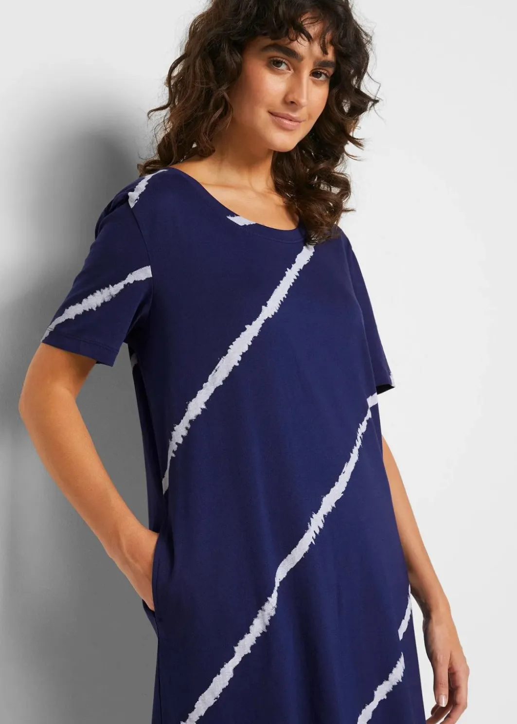 Damen bonprix Bekleidung·Pullover & Strickjacken|Kleider|Jerseykleid aus Bio-Baumwolle