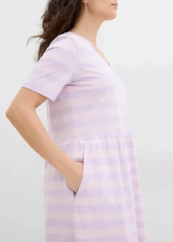 Damen bonprix Kleider|Bekleidung·Pullover & Strickjacken|Jerseykleid aus Bio-Baumwolle