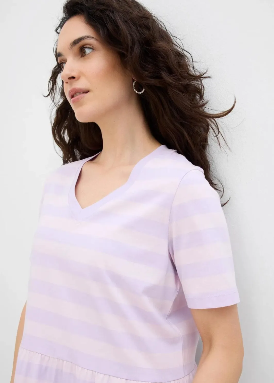 Damen bonprix Kleider|Bekleidung·Pullover & Strickjacken|Jerseykleid aus Bio-Baumwolle
