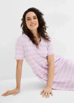 Damen bonprix Kleider|Bekleidung·Pullover & Strickjacken|Jerseykleid aus Bio-Baumwolle