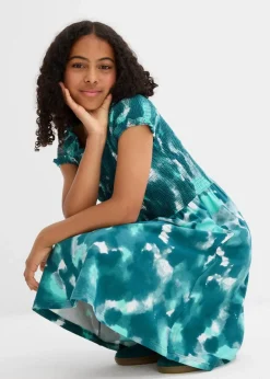 Kinder bonprix Mädchen 9-16 Jahre·Kleider & Jumpsuits|Mädchen 2-8 Jahre·Nachhaltigere Materialien|Jerseykleid aus elastischem Bio-Baumwoll-Mix