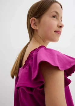Kinder bonprix Mädchen 2-8 Jahre·Nachhaltigere Materialien|Mädchen 9-16 Jahre·Nachhaltigere Materialien|Jerseykleid aus elastischerm Bio-Baumwoll-Mix