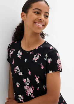 Clearance Jerseykleid aus elastischem Bio-Baumwoll-Mix Kinder Mädchen 9-16 Jahre·Kleider & Jumpsuits|Mädchen 2-8 Jahre·Nachhaltigere Materialien