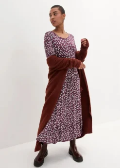 Damen bonprix Bekleidung·Pullover & Strickjacken|Kleider|Jerseykleid aus fließendem Viskose-Mix