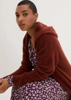Damen bonprix Bekleidung·Pullover & Strickjacken|Kleider|Jerseykleid aus fließendem Viskose-Mix