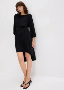 Damen bonprix Bekleidung·Pullover & Strickjacken|Kleider|Jerseykleid aus fließendem Viskose-Mix