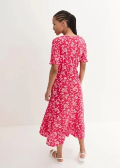 Best Jerseykleid aus fließender Viskose Damen Nachhaltigere Materialien|Kleider