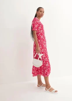 Best Jerseykleid aus fließender Viskose Damen Nachhaltigere Materialien|Kleider