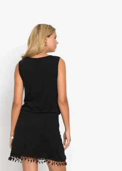 Damen bonprix Kleider|Jerseykleid aus fließender Viskose