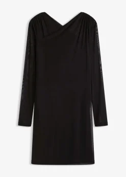 Hot Jerseykleid aus Mesh Damen Bekleidung·Pullover & Strickjacken|Kleider