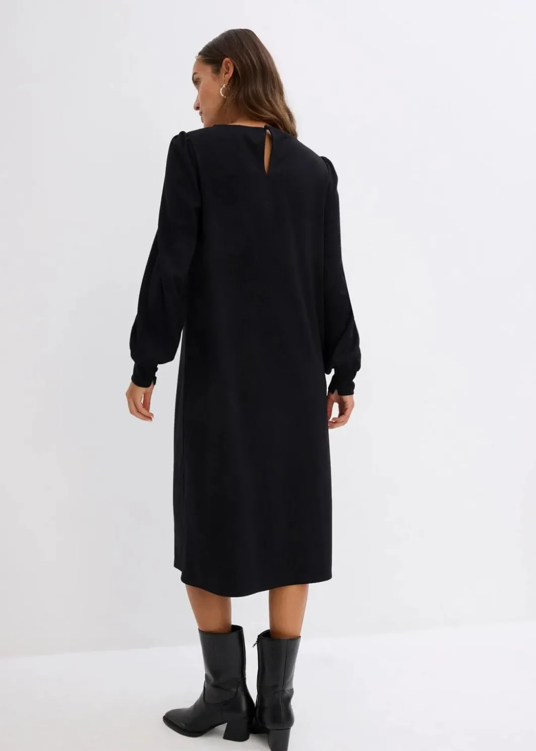 Hot Jerseykleid aus Punto di Roma Damen Bekleidung·Pullover & Strickjacken|Nachhaltigere Materialien