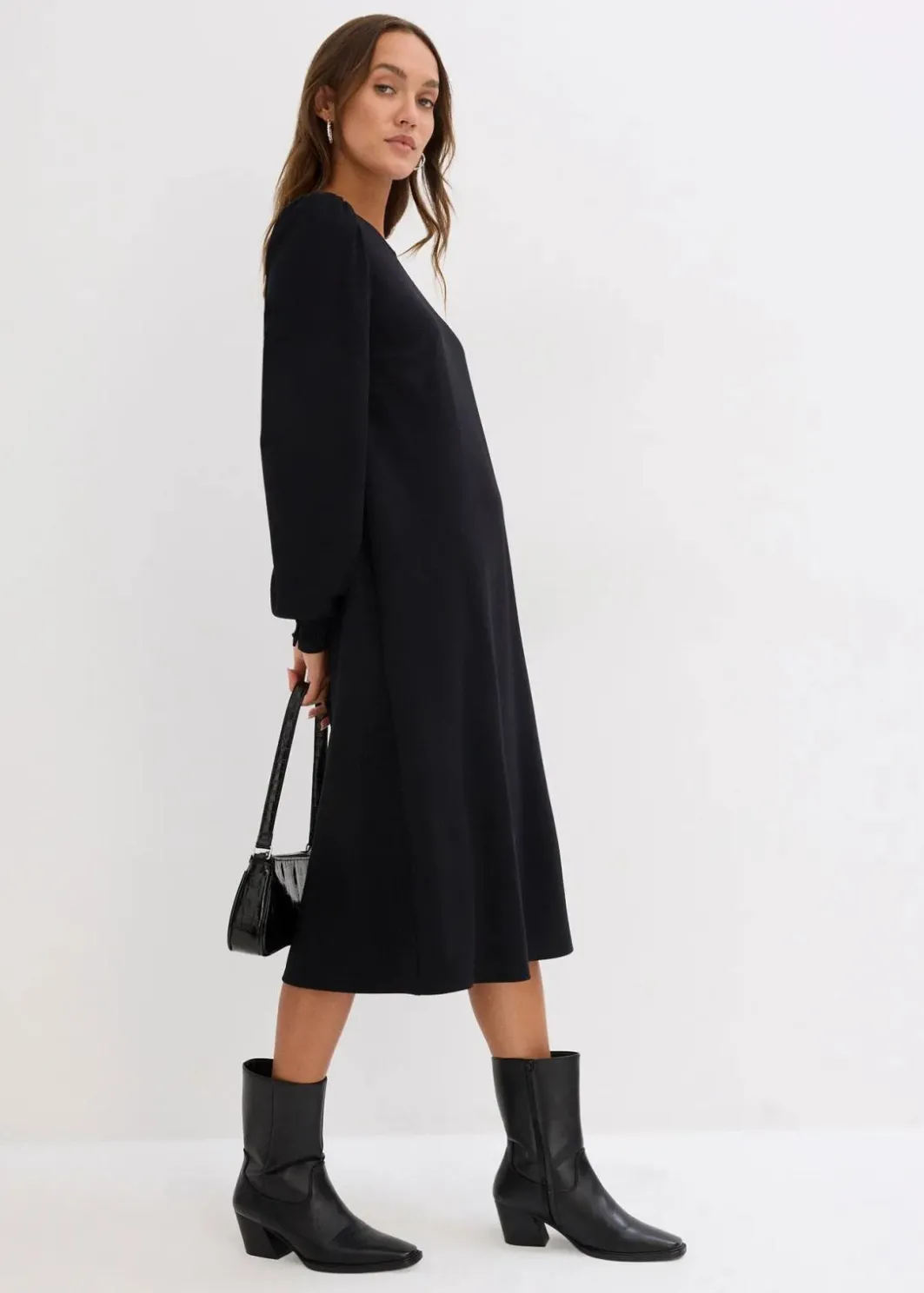 Hot Jerseykleid aus Punto di Roma Damen Bekleidung·Pullover & Strickjacken|Nachhaltigere Materialien