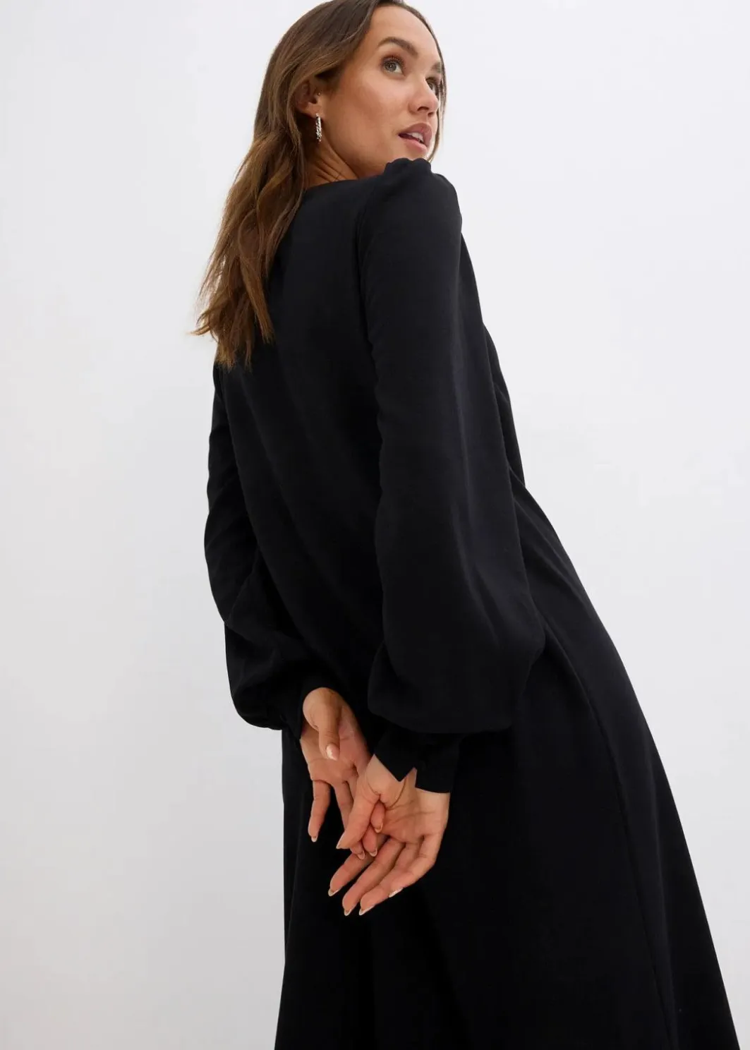 Hot Jerseykleid aus Punto di Roma Damen Bekleidung·Pullover & Strickjacken|Nachhaltigere Materialien