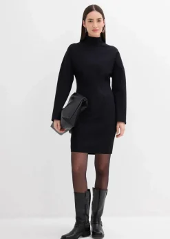 Discount Jerseykleid aus Punto di Roma Damen Bekleidung·Pullover & Strickjacken|Kleider