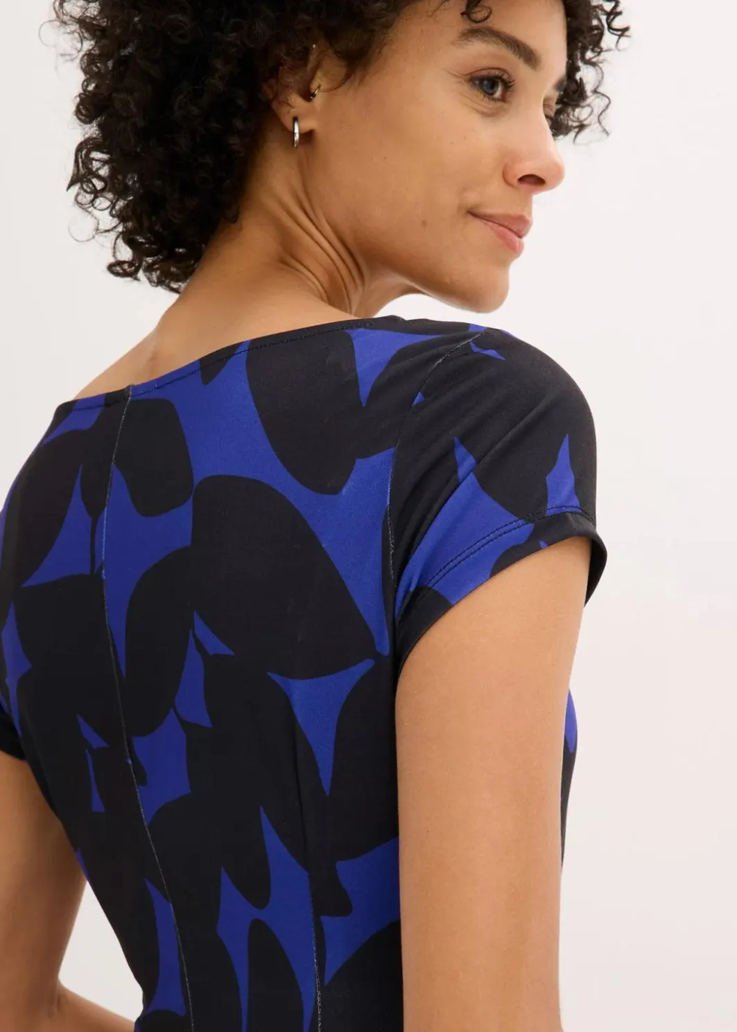 Damen bonprix Nachhaltigere Materialien|Kleider|Jerseykleid aus recyceltem Polyester