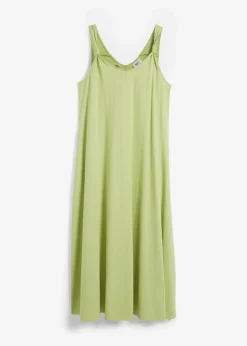 Damen bonprix Kleider|Nachhaltigere Materialien|Jerseykleid aus reiner Baumwolle