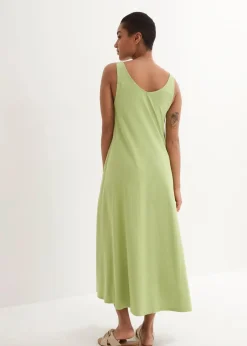 Damen bonprix Kleider|Nachhaltigere Materialien|Jerseykleid aus reiner Baumwolle