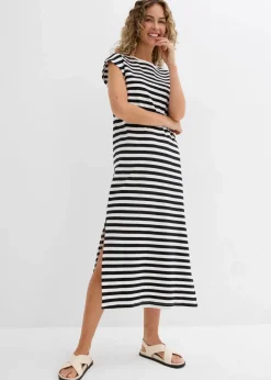 Damen bonprix Nachhaltigere Materialien|Kleider|Jerseykleid aus reiner Baumwolle