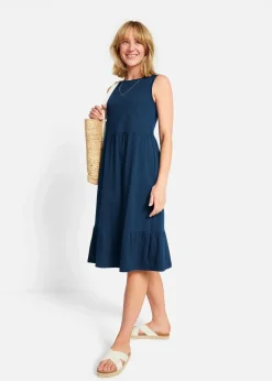 Damen bonprix Nachhaltigere Materialien|Kleider|Jerseykleid aus reiner Baumwolle