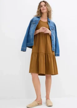 New Jerseykleid aus reiner Baumwolle Damen Nachhaltigere Materialien|Kleider