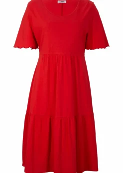 Damen bonprix Nachhaltigere Materialien|Kleider|Jerseykleid aus reiner Baumwolle