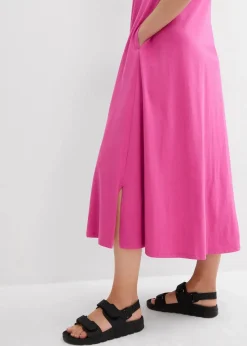 Damen bonprix Nachhaltigere Materialien|Kleider|Jerseykleid aus reiner Baumwolle